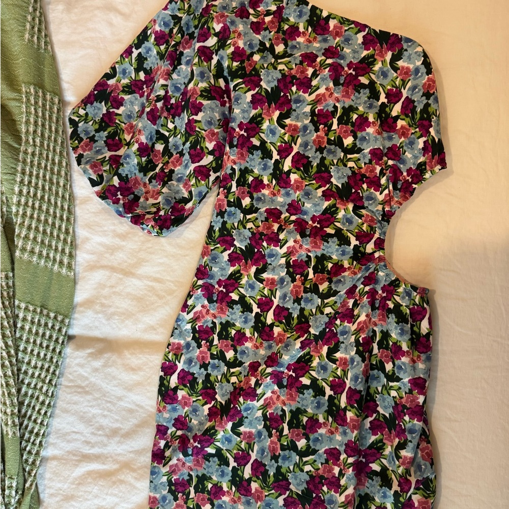 Hello Molly Floral One Shoulder Dress